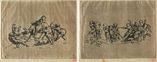 Bacchanal with Children and Donkey