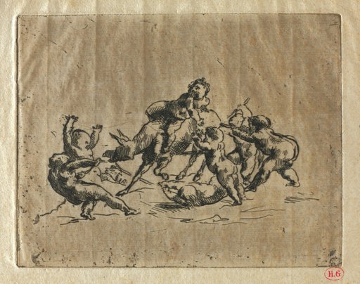 Bacchanal with Children and Donkey