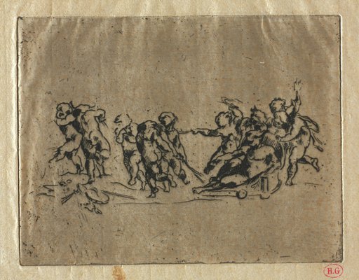 Bacchanal with Children and Chariot