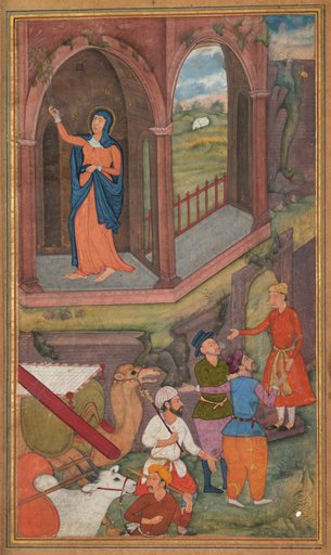 The place of Jesus’s birth (folio 25 recto), from a Mirror of Holiness (Mir’at al-quds) of Father Jerome Xavier