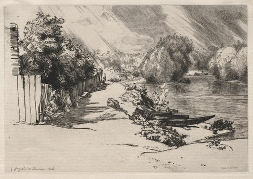 The Seine at Bas-Meudon with the Seguin and Mottiaux Islands