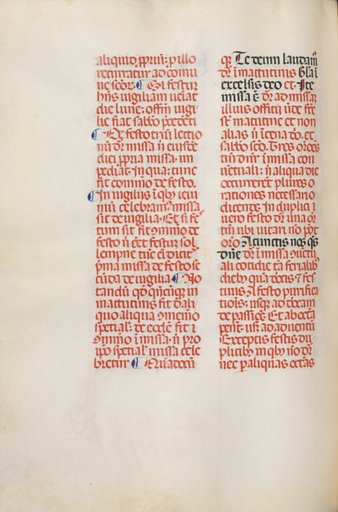 Missale: Fol. 173v: Music for "Alleluia" etc. at beginning of Easter