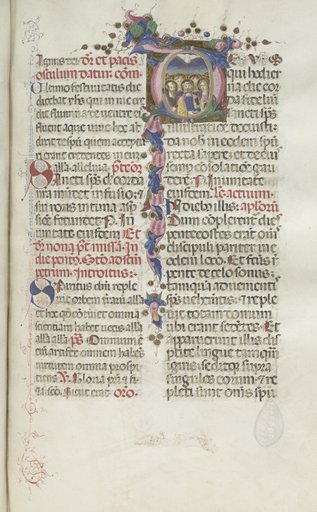 Missale: Fol. 214: Pentecost