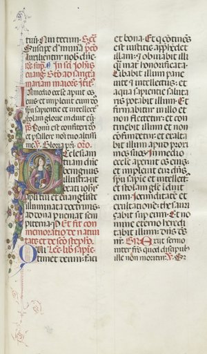 Missale: Fol. 25: Saint John with Eagle