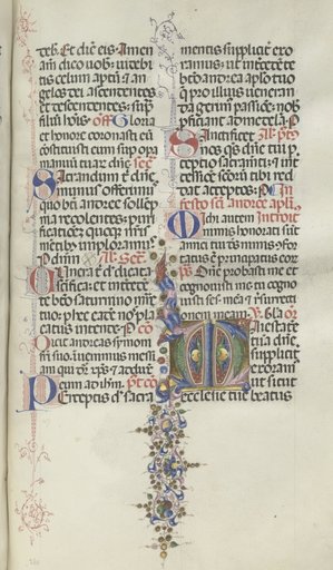 Missale: Fol. 260: Foliage with Fruit