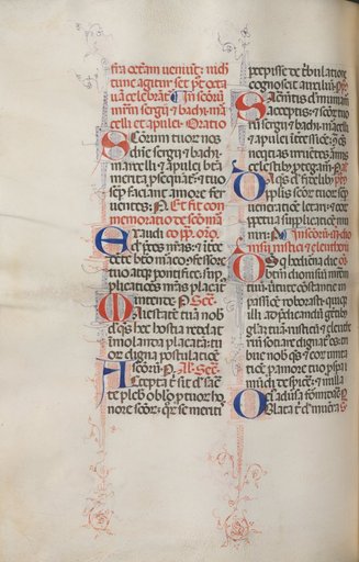 Missale: Fol. 319v: St. Francis & Full Mass of St. Francis