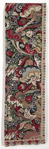 Needlework Bed Hanging in the Bizarre style (right half)