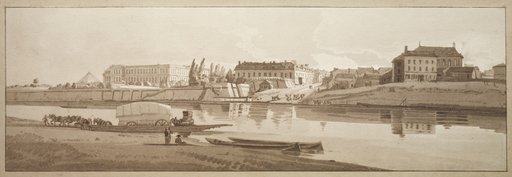 A Selection of Twenty of the Most Picturesque Views in Paris: View of the Palace & Village of Choisi on the Banks of the Seine