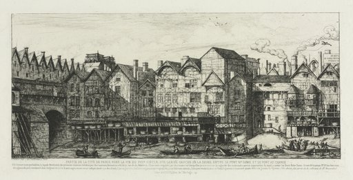 Part of the City of Paris at the End of the Seventeenth Century