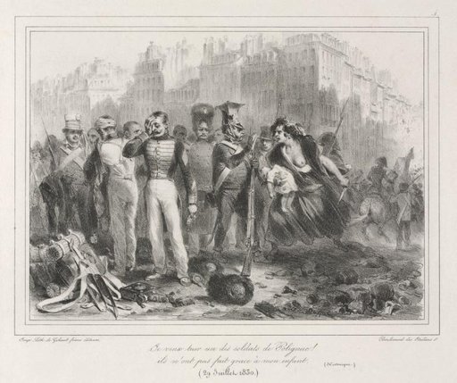 Album of 1831: I want to kill one of Polignac's soldiers. They did not spare my child (Historic)