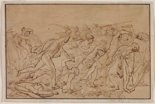 Study for "The Revolt of Cairo"