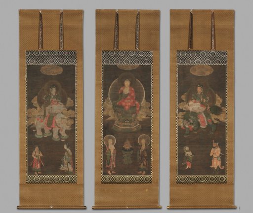 Shakyamuni Triad: Buddha Attended by Manjushri and Samantabhadra