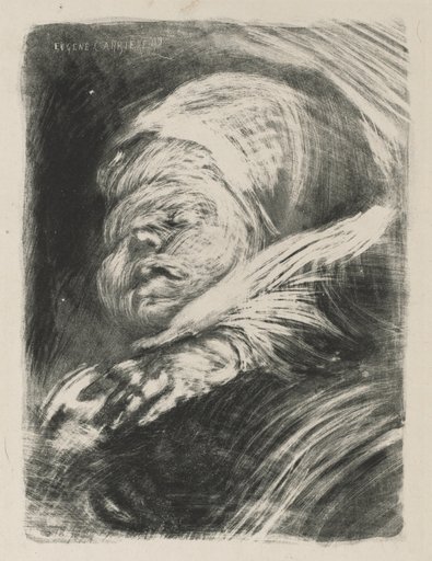 Newborn in a Bonnet (Le nouveau-né au bonnet]