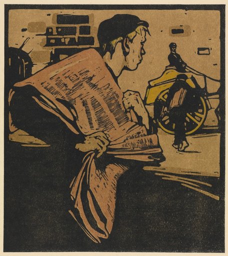 London Types: Newspaper Boy
