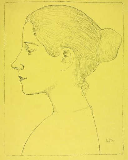 Portrait of a Young Woman (Profil de jeune fille)