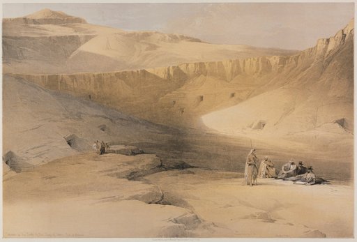 Egypt and Nubia, Volume II: Entrance to the Tombs of the Kings of Thebes, Bab-El-Malouk