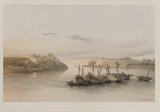 Egypt and Nubia, Volume II: General View of Esouan and the Island of Elephantine