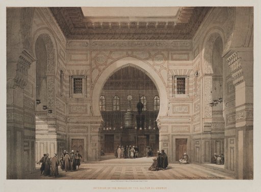 Egypt and Nubia, Volume III: Interior of the Mosque of the Sultan El Ghoree