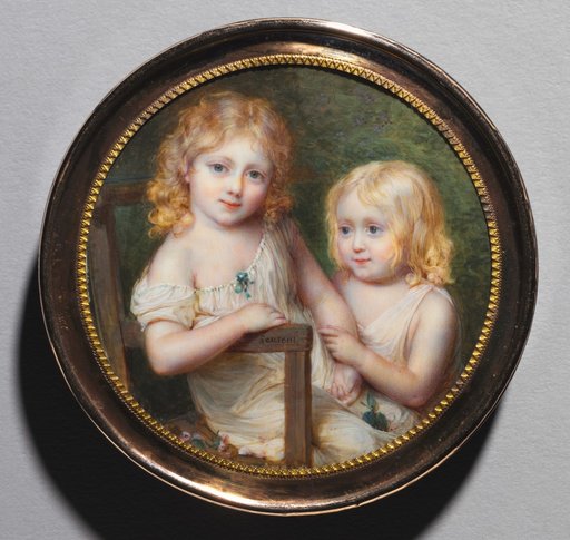 Portrait of the Artist's Children Emma and Paul