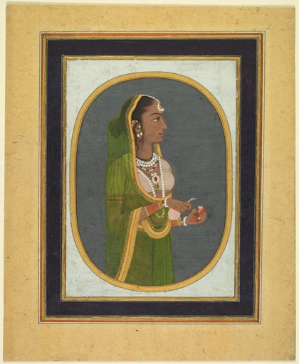Court Lady Pouring Wine (recto)