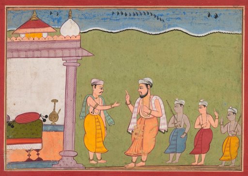Nanda Solves Vasudeva’s Dilemma, from a Bhagavata Purana