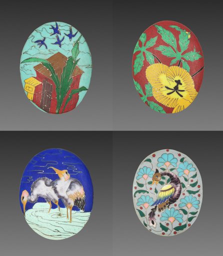 Set of Four Locket Panels