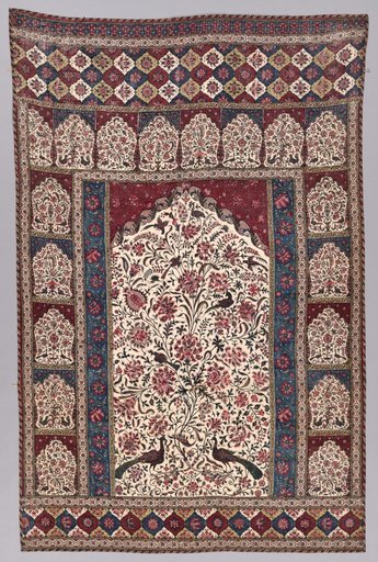 Chintz door curtain