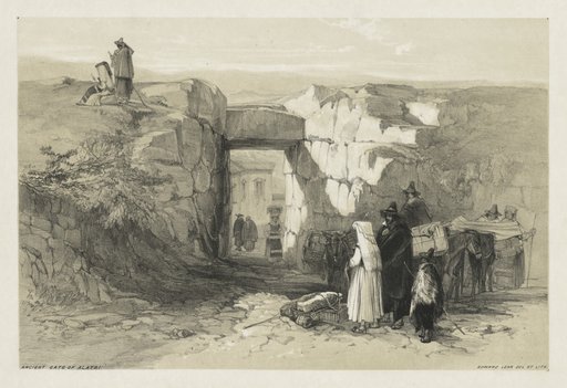Views of Rome and Its Environs: Ancient Gate of Alatri