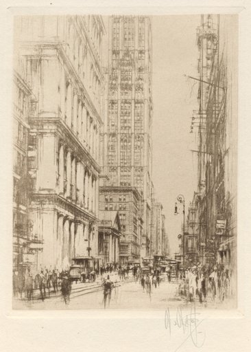 Lower Broadway, Down-Town New York