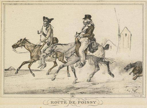 Scenes of Daily Life, Roads and Paths: Road to Poissy (Scènes de la vie quotidienne, Routes et Chemins: Route de Poissy)