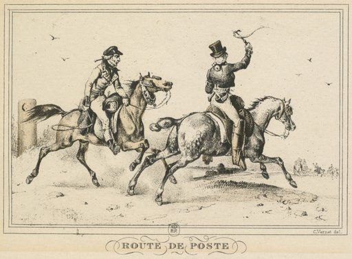 Scenes of Daily Life, Roads and Paths: Mail Route (Scènes de la vie quotidienne, Route et Chemins: Route de Poste)