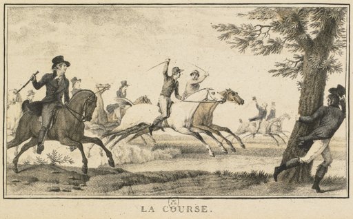 Racing Scenes: The Race (Scènes Hippiques: La course)