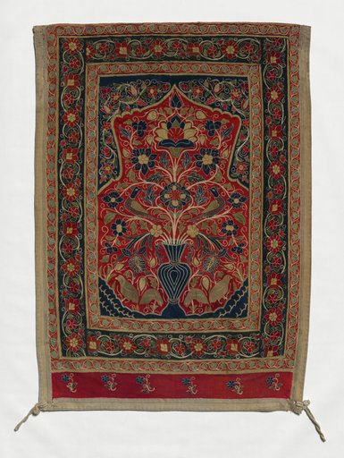 Royal Round Tent made for Muhammad Shah (wall panel with one design unit)