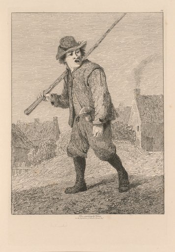 Liber Studiorum: Plate 46, Sketch after Teniers