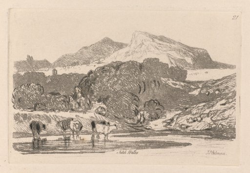 Liber Studiorum: Plate 21, View in North Wales