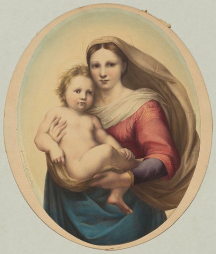 Copy after Raphael's Sistine Madonna