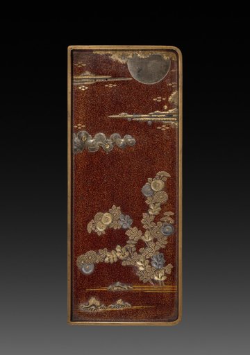 Writing Box (Suzuribako) with Phoenix in Paulownia (tray)