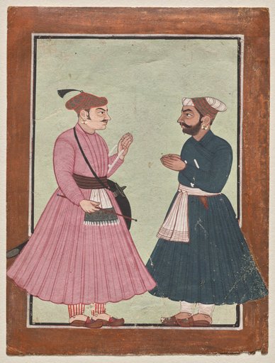 A Mandi royal family member receives a noble