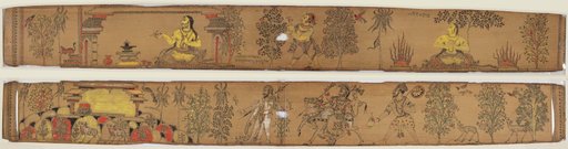 A Prince Performs Austerities (recto); Shiva and His Followers Return to Mount Kailash (verso), from a Romance of Chandrabhanu and Lavanyavati of Upendra Bhanja (1670–1740)