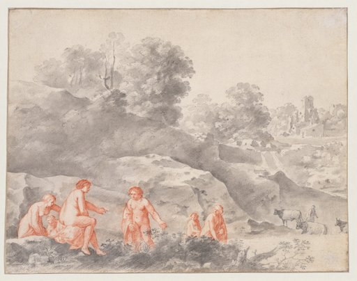 Nudes in a Landscape (possibly Diana and Callisto)