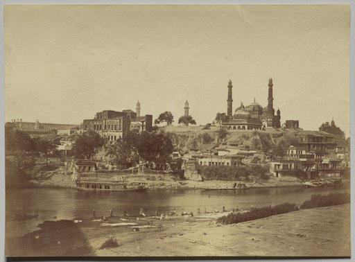 The Muchee Bhawan Fort and the Gomti River Taken from the Stone Bridge