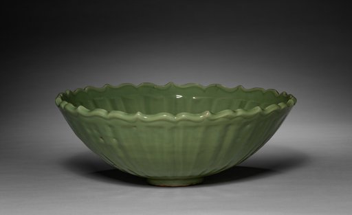 Large Bowl with Molded Decoration