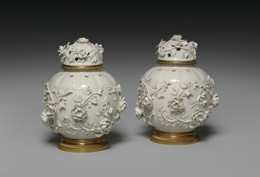 Pair of Potpourri Vases with Covers