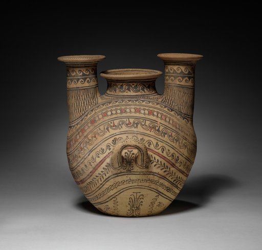Two-Spouted Strainer Askos (Flask)