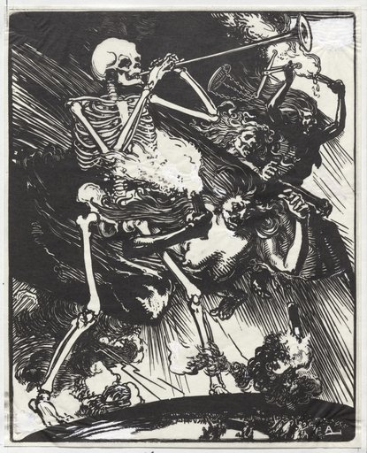 La Mort et les Passions fondant sur la terre