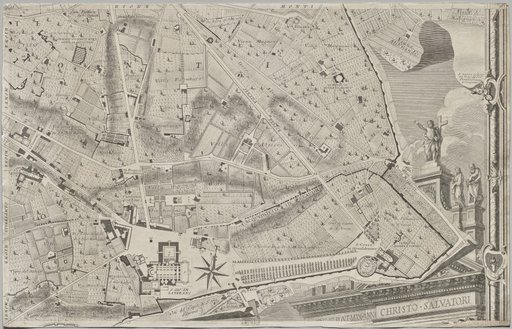 Nuova pianta di Roma data in luce da Giambattista Nolli l’anno MDCCXLVII, known as La Pianta Grande di Roma