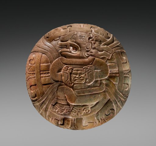 Plate with Supernatural Being