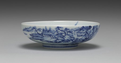 Sweets Dish with Landscape