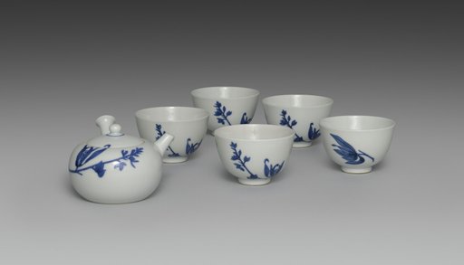 Tea Set with Orchids