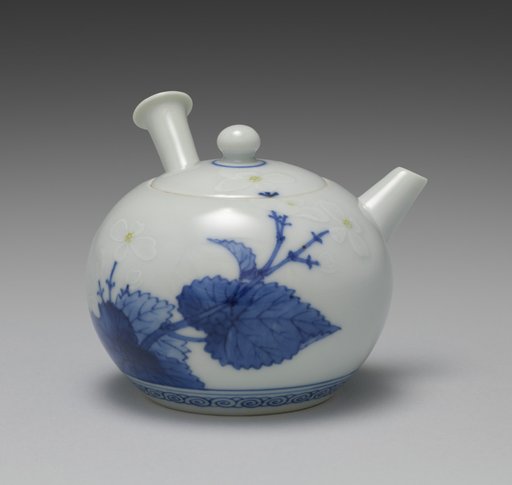 Teapot with Begonias